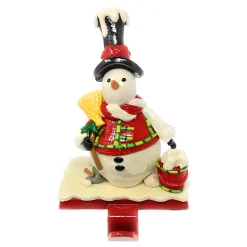 Cheerful Snowman Polymer Clay Holder| Discount