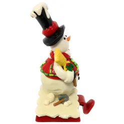 Cheerful Snowman Polymer Clay Holder| Discount