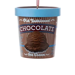 Chocolate Ice Cream Pint Ornament|Kurt Adler Discount