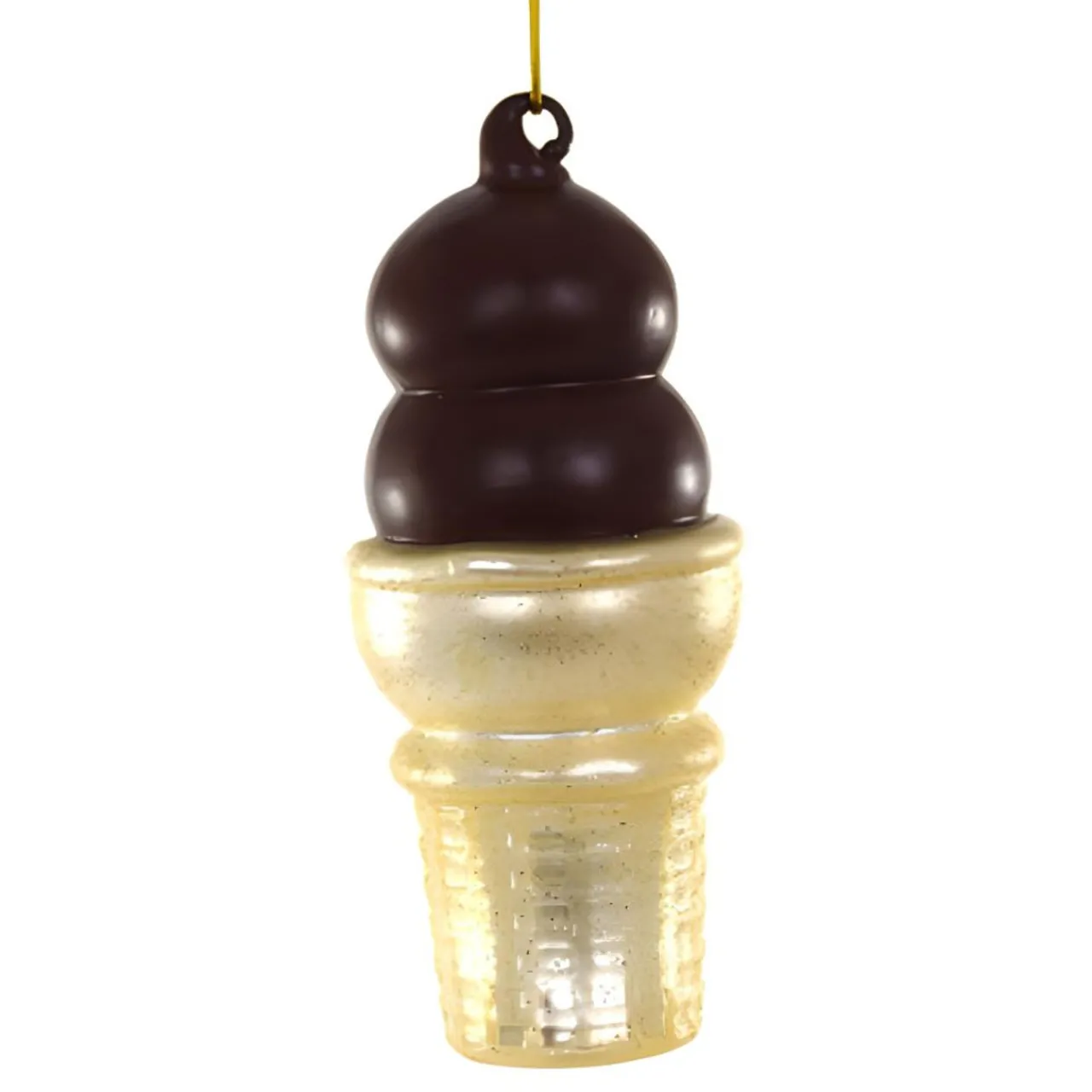 Chocolate-Dipped Cone Ornament|Cody Foster & Co. Sale