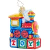 Choo Choo Cheer Gem Ornament|Christopher Radko Outlet