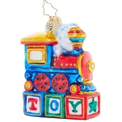 Choo Choo Cheer Gem Ornament|Christopher Radko Outlet