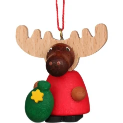 Christian Ulbricht - Moose Santa Ornament | The Christmas Loft|Christian Ulbrihct New