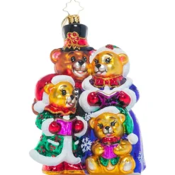 - Bear Family Carolers Ornament | The Christmas Loft|Christopher Radko Online