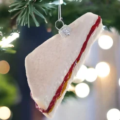 Classic PB&J Sandwich Glass Ornament|Cody Foster & Co. Hot