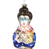 Cody Foster - Cat Lady Glass Ornament| Discount