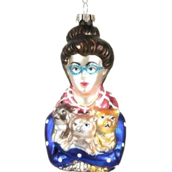 Cody Foster - Cat Lady Glass Ornament| Discount