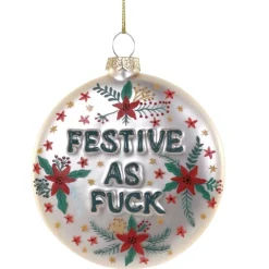 Cody Foster &amp; Co - Festive AF Blown Glass Ornament| Best
