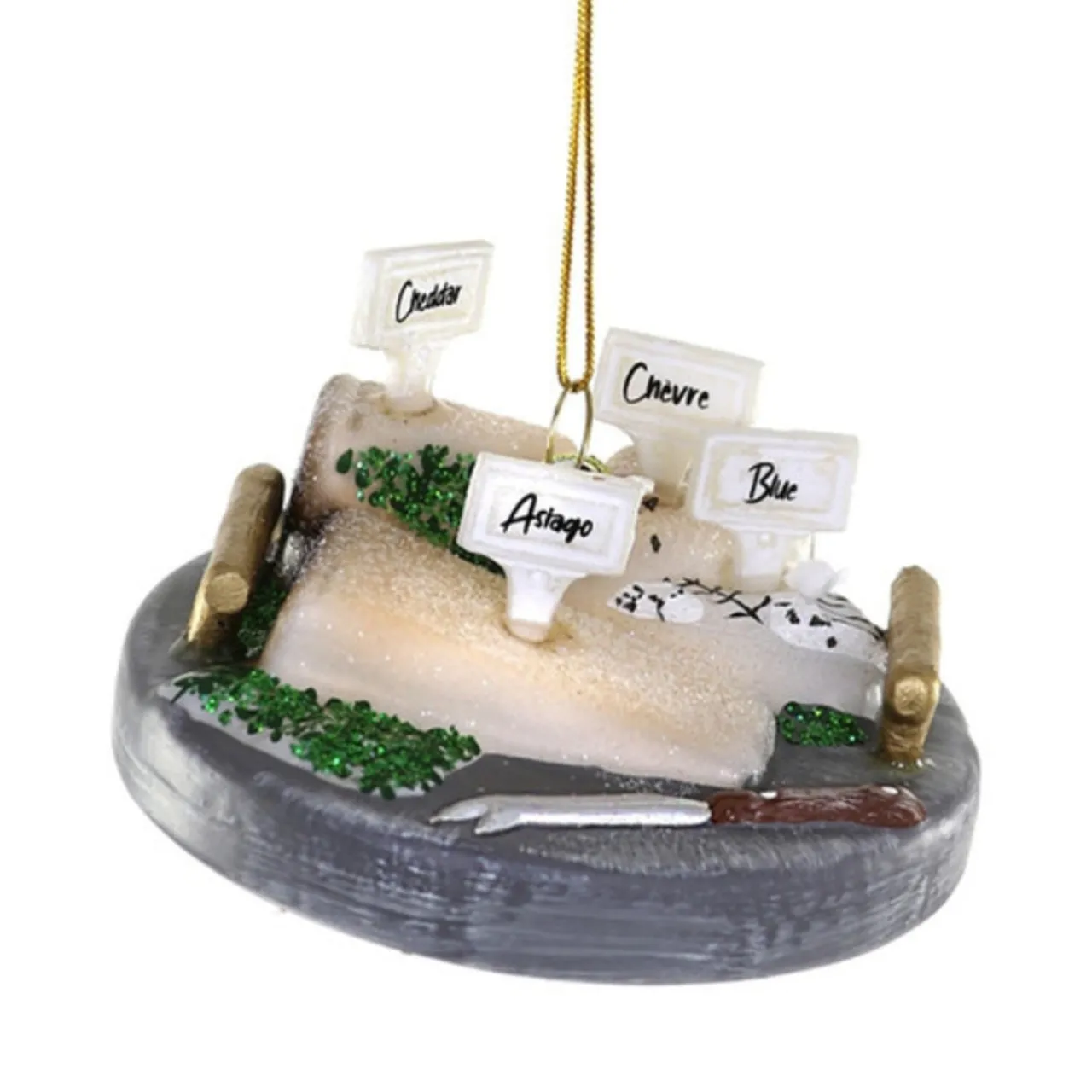 Cody Foster Glass Cheese Tray Ornament|Cody Foster & Co. Online