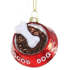 Cody Foster Glass Good Dog Food Bowl Ornament|Cody Foster & Co. Best