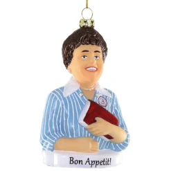 Cody Foster Glass Julia Child Ornament| Hot