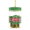 Cody Foster Glass Kosher Dill Pickles Ornament|