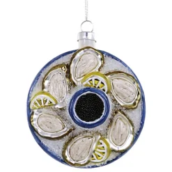Cody Foster Glass Plated Oysters Ornament| Sale