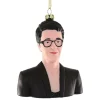Cody Foster Glass Rachel Maddow Ornament|