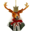 Cody Foster Glass Sovereign Stag Ornament| Best