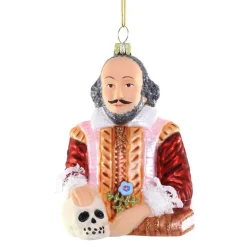Cody Foster Glass William Shakespeare Ornament|Cody Foster & Co. Online