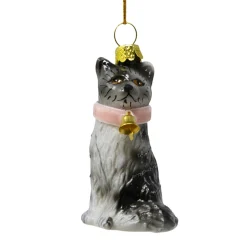 Cody Foster Kitten With Pink Collar Blown Glass Ornament|Cody Foster & Co. Sale