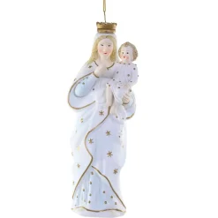 Cody Foster Madonna and Child Enthroned Glass Ornament| Hot