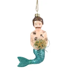 Cody Foster Merman Blown Glass Hanging Ornament|Cody Foster & Co. Online
