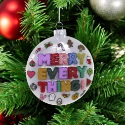 Cody Foster Merry Everything Ornament - White|Cody Foster & Co. New