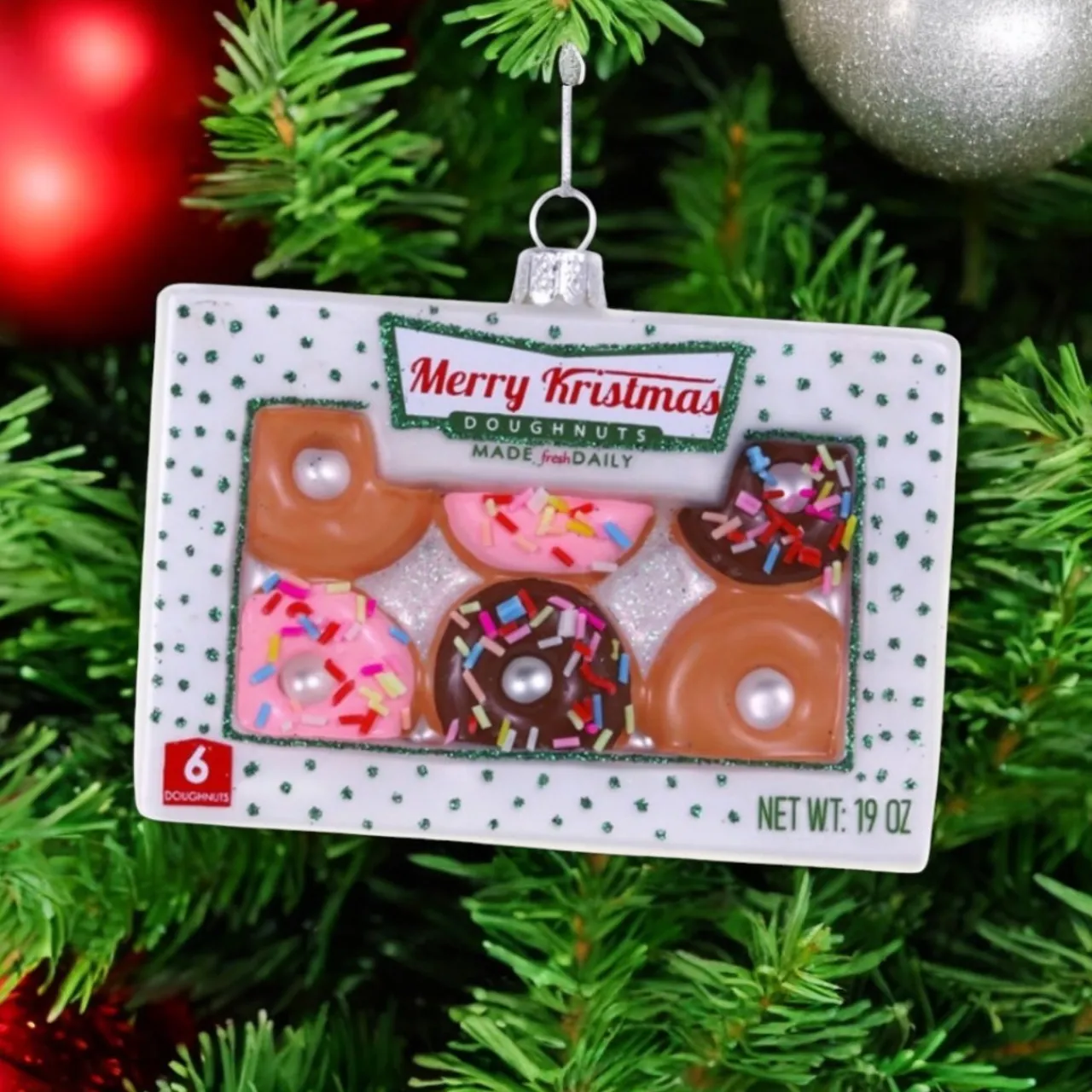 Cody Foster Merry Kristmas Doughnuts Ornament|Cody Foster & Co.