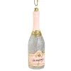 Cody Foster Silver Glittered Champagne Bottle Ornament| Outlet