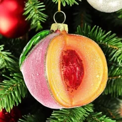 Cody Foster Sugared Peach Ornament|Cody Foster & Co. Hot