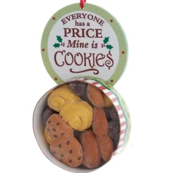 Cookie Box With Saying Eveybody Has Price Mine Is Cookies Ornament|Kurt Adler Online