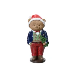 Dapper Bear With Blue Jacket Figurine| Best