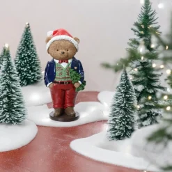 Dapper Bear With Blue Jacket Figurine| Best