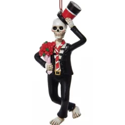 Day of The Dead Skeleton Groom Ornament | The Christmas Loft|Kurt Adler Outlet