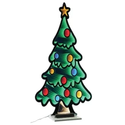 Decorated Christmas Tree Infinity Light|