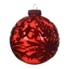 Decoris Elegant Velvet Red Ornament Set of 3| Hot