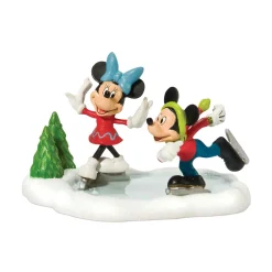 - Disney Village Mickey and Minnie Ice Skating Accessory Figurine|Department 56 Sale