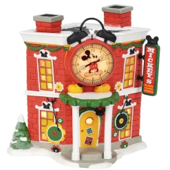 - Disney Village - Mickeys Alarm Clock Shop Lit Building|Department 56 New