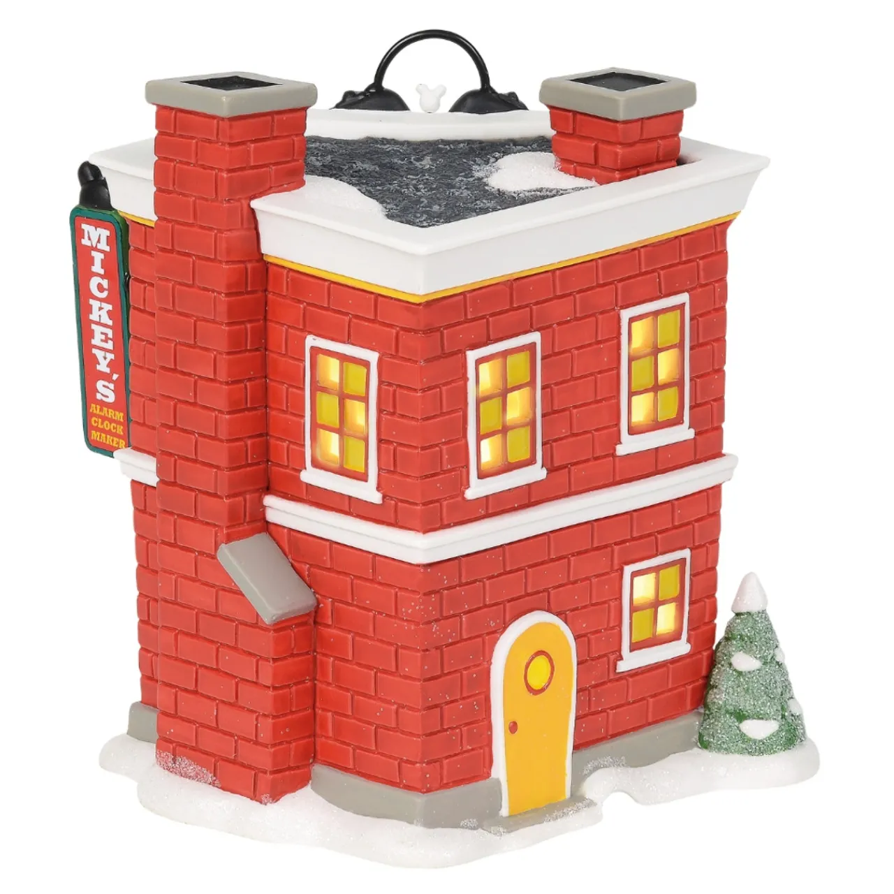 - Disney Village - Mickeys Alarm Clock Shop Lit Building|Department 56 New