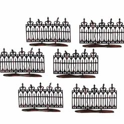 - Halloween - Spooky Wrought Iron Fence Set of 6 - The Christmas Loft|Department 56 Online