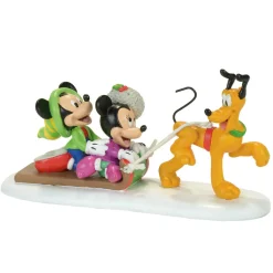 - Mickey Village - Pluto's Toboggan Ride - The Christmas Loft|Department 56 Outlet