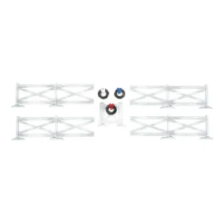 - White Crossbuck Fence Set of 5|Department 56 Discount