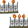 ​​​​​​​-Halloween Jack-o-Latern Miniature Lit Fence, Village Access|Department 56 Hot