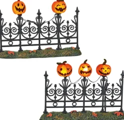 ​​​​​​​-Halloween Jack-o-Latern Miniature Lit Fence, Village Access|Department 56 Hot