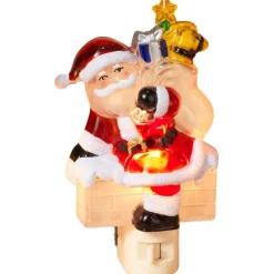Down Through The Chimney Santa Night Light - The Christmas Loft| Best