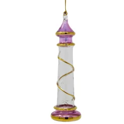 Glass Purple Lighthouse Ornament|Egyptian Museum