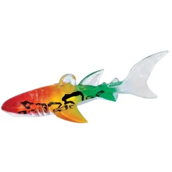 Hand Blown Glass Colorful Shark Ornament|Egyptian Museum Clearance
