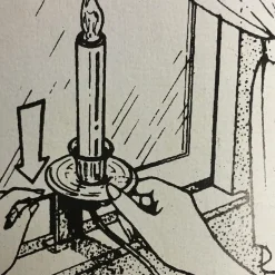 Electric Plug-In Window Candle with Gold Base| Discount