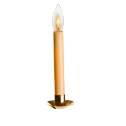 Electric Plug-In Window Candle with Gold Base| Discount