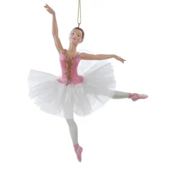 Elegant Ballerina White Tutu Ornament|Kurt Adler Clearance