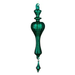 Emerald Green Finial Ornament| Clearance