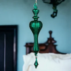 Emerald Green Finial Ornament| Clearance