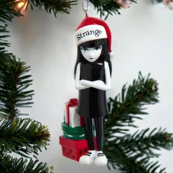 Emily The Strange Santa Hat Ornament, 3.5in, EY1241|Kurt Adler Best